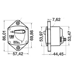 ΔΙΑΚΟΠΤΗΣ ΘΕΡΜΙΚΟΣ 70Amp