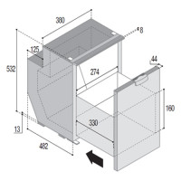 ΨΥΓΕΙΟ ΣΥΡΤΑΡΙ 12/24V C51DW 50L BLACK